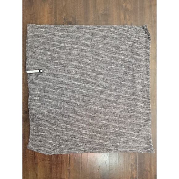 Lululemon OS Snap Scarf Wrap Infinity Heather Gray One Size Womens Athleisure - Picture 9 of 9